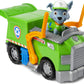 Paw Patrol Rocky’s Recycle Truck Vehicle with Collectible Figure, Multicolor, Plastic, Model 20114312, for Kids 3+
