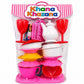 Salika Store Kids Pretend Play Tea Set with Cups, Teapot, Bowls & Serving Accessories  Colorful Plastic Kitchen Playset for Gi