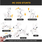 Top Race Remote Control Robot Dog - Smart Robotic Puppy Toy For Toddler - Fun Interactive Rc Dogs - Durable Plastic Material - V