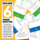 HOLY QUEST Bible Trivia Game - 400 Cards for Bible Study, Youth Groups & Family Fun - Perfect Christian Gift, Yellow