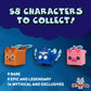 Pet Simulator X - Mystery Pet Minifigure Toys With Collector Clip - Blind Bags 24 Pack Box And Chance Of Dlc Code - Surprise Collectable