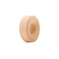 Mini Wood Wheels Treaded Style, 1-1/2 Inch Diameter, Pack Of 12, For Crafts And Diy Car Models, By Woodpeckers