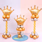 Myubwtf 6 Pieces 23 Inch Large Gold Crown Balloons, Giant Foil Cap Balloon, Aluminum Foil Helium Balloons For Birthday Wedding Party Decorations Anniversary Party Halloween Christmas (23-Inch)