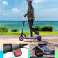 Gyroor H40 Kids Electric Scooter,E-Throttle Colorful Lights Dual Brake, Electric Scooter For Kids Ages 8-12 Ideal Gifts, H40-Ora