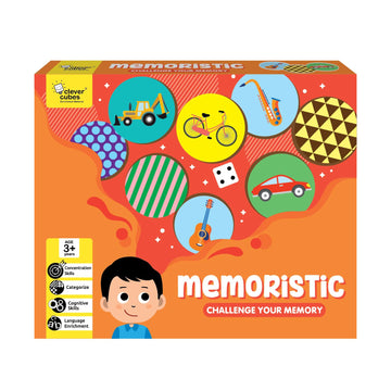 Clever Cubes Memoristic : Memory Skills Game : Activity Game : Educational Board Game