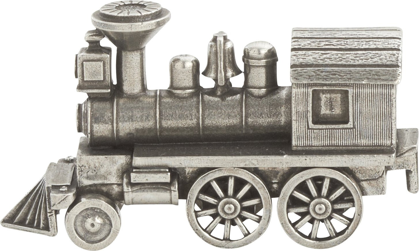 Danforth Birthday Train Engine - Handcrafted Pewter Birthday Party Decorations - 1 1/2'' Tall By 2 1/2'' Wide, Made In Usa