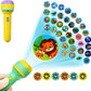 Money Maya Mini Projector Torch Toy, 3 Slides 24 Patterns Slide Flashlight Torch for Kids Projection Light Toy Slide Lamp Educat
