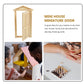Zerodeko Dollhouse Door 1 12 Scale, Mini Wooden Door, Dollhouse Front Door 1 12 Scale, Mini Wooden Door for Dolls DIY Dollhouse