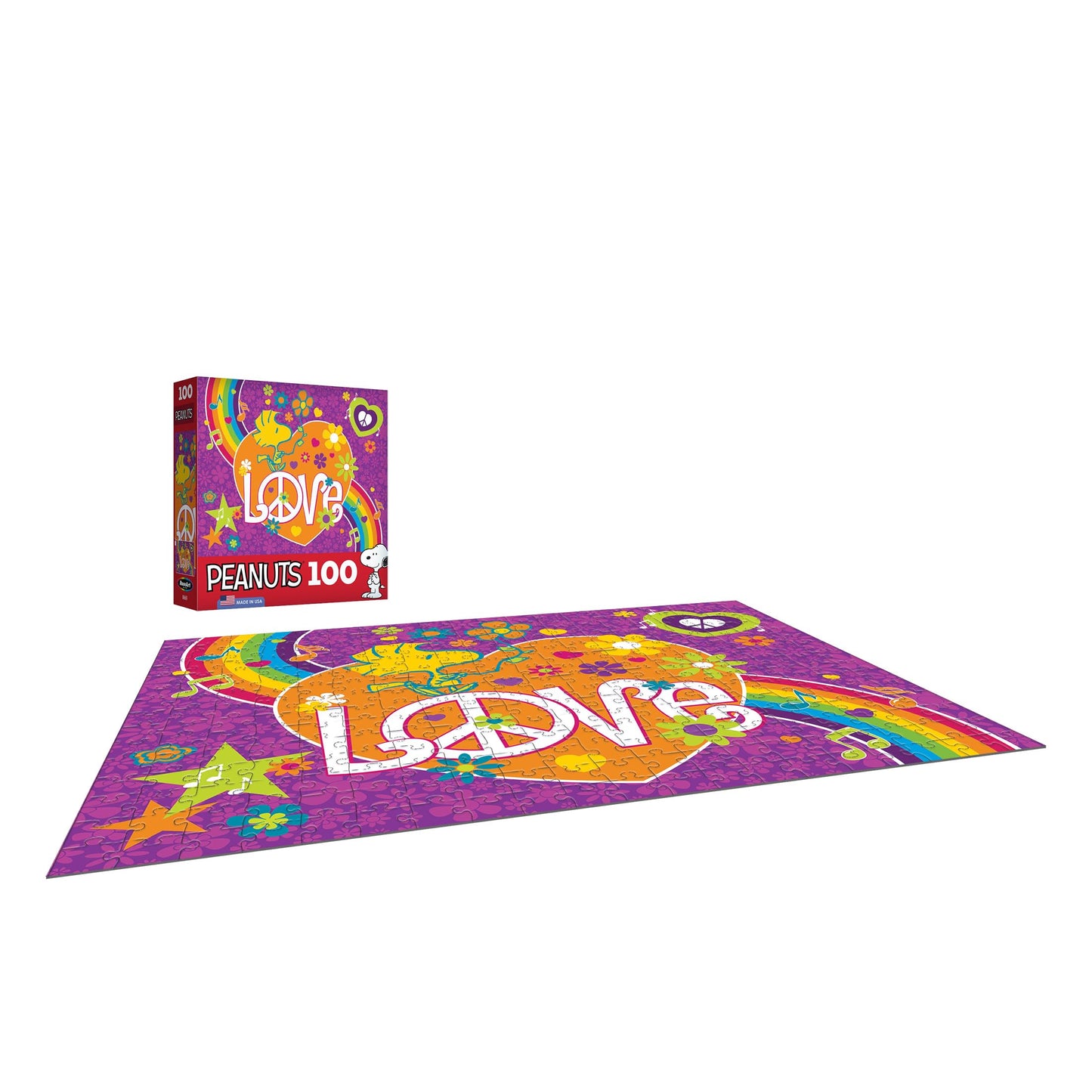 Roseart - Peanuts - Woodstock Love - 100 Piece Jigsaw Puzzle For Kids And Adults