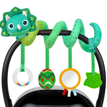 Baby Car Seat Toys Activity Stroller Toy For Boys Girls 0 3 6 9 10 12 Months, Spiral Hanging Plush Toys, Baby Shower Thank You G
