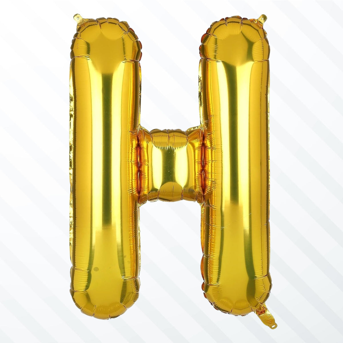 Flyloons Gold H Alphabets Letter Foil Balloons Perfect for Birthday Decoration Items, Anniversary, Bachelorette, Wedding, Farewe