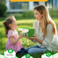 Grenebo Kids Gardening Set Toys,Includes Metal Trowel,Transplanting Shovel,Garden Hat,Rake,Apron,Gloves,Watering Can,And Tool Or