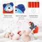 Wrist Rattle Foot Finder Sock For 0-36Months Baby Boys And Girls, Newborn Baby Soft Hand & Feet Rattle 0-3 Years, Arm Leg Babies Development Toys For Infant Bebe (Cow-4 Pcs)