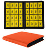 MORABTO enhanced 1000+ Pockets Card Binder 16 Pockets Card Binder Ringless Side Loading Trading Card Album Folder for TCG -Dark Orange