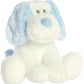 Aurora® Playful Scruff™ Baby Stuffed Animal - Soft Blue Toy, 9 Inches, Polyester, Model 20589
