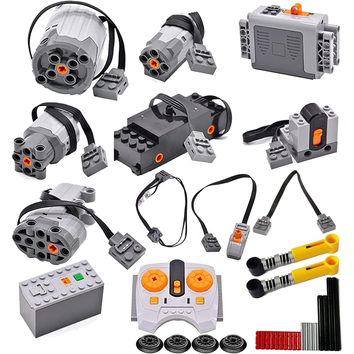 AIMATRIX 32PCS Power Function Motors Set Compatible with Maior Brand
