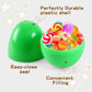 Aomingge Plastic Easter Eggs Surprise Toys Colorful Eggs, Crafts Basket Stuffers For Party Hunt Games (12)