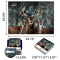 MaxRenard Game 1000 Pieces Jigsaw Puzzle for mature-themed Animal Toy Noble Deer Family