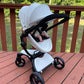 Anivia Luxury Baby Doll Stroller For 18' & 20' Girl Dolls - Doll Stroller With Folding Canopy, Mute Wheels And 2 Storage Baskets, Easy To Assemble