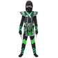 Spooktacular Creations Kids Green Ninja Costume  Child Boy Ninja Outfit Set  Halloween Costume for Toddler Themed Parties  Dress Up (3T  3-4 yrs)