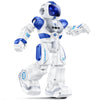 Ruko 6088 Programmable Robot With App Control, Remote Control, Gesture Sensing Control, Rechargeable Robots Toys For Boys And Girls, Interactive Emoji Led Eyes, Qa Games For 3 4 5 6 Years Kids, Blue