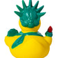 Artisan Owl New York City Souvenir 4'' Yellow Rubber Duck (Statue Of Liberty Rubber Duck)