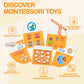 Monlurd Wooden Ship Activity Wall Panel For Kids, Sensory Wall Toy, Activity Cube, Wall Toys For Toddlers 1-3, Playroom Toys, Da