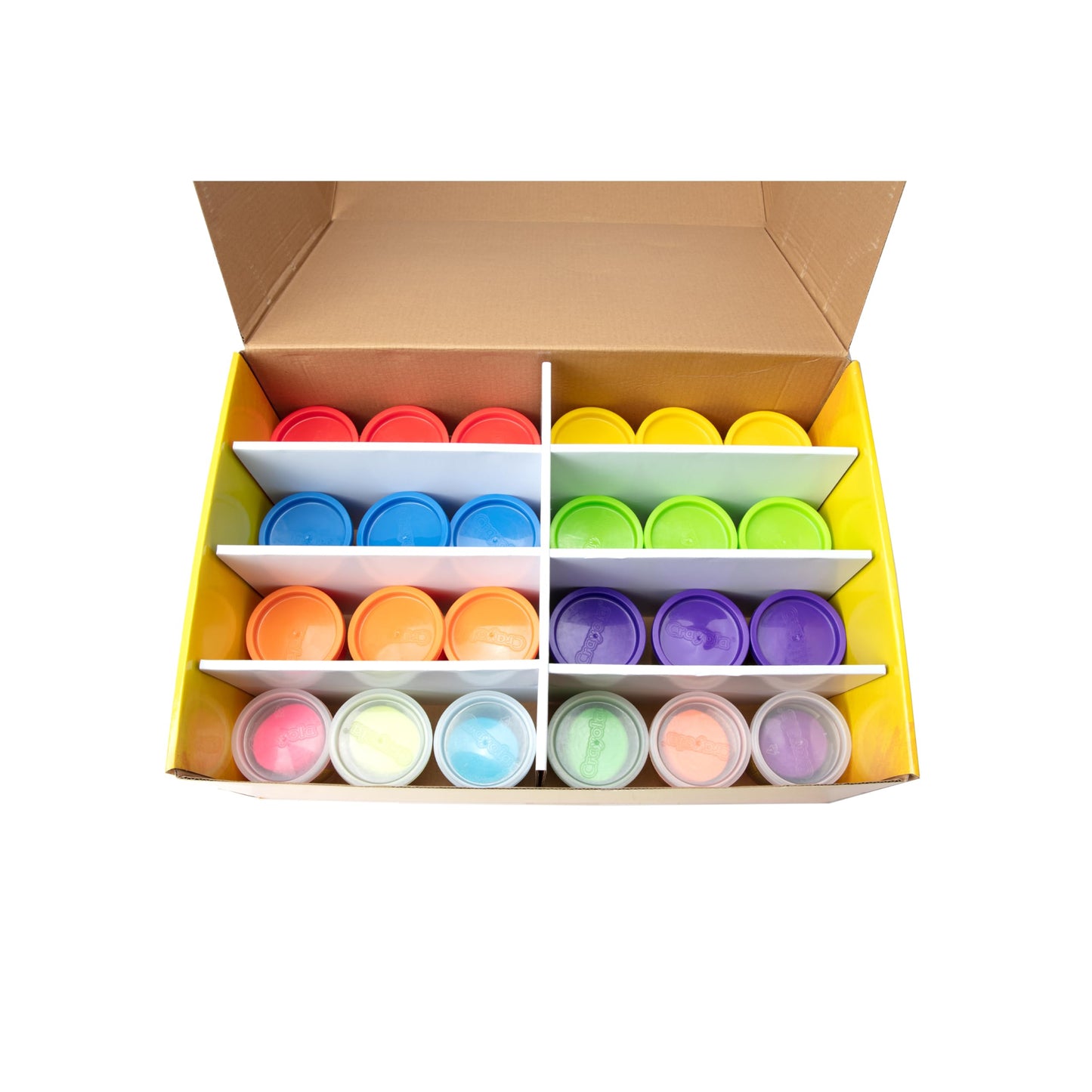 Crayola Dough Silly Scents | Playdough Bulk Pack for Teacher Supplies | Classroom or Preschool | 48 Tubs of 3oz Play Dough | 36