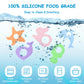 Beboan Silicone Teething Toys, 8 Pack Cute Baby Teethers, Bpa Free Easy To Grip, Perfect For Infant Girls & Boys 3 Months+