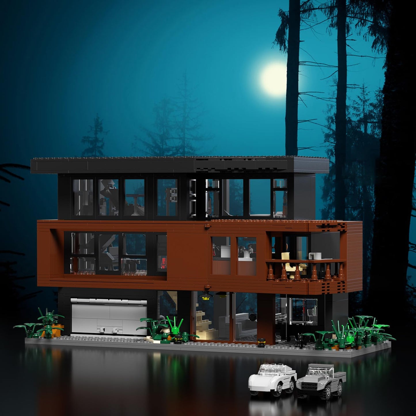 Millionspring House Building Set - 864 Pcs Compatible with Lego, ABS Material, Ideal for Romance Film Fans, Perfect Gift for Adults