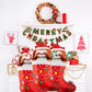Hadckja Christmas Stocking Balloons Christmas Balloons Christmas Stocking Foil Balloons For Christmas-Themed Party Birthday Part