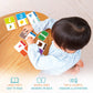 merka Toddler Flash Cards - Set of 58 Double-Sided Educational Cards for Kids 1-4 Years, Colors, Shapes, Numbers, and Letters, Cardstock, Small
