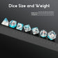 Kitty Dungeons And Dragons Dice,Dndnd 7Pcs D&D Dice Set With Velvet Bag For Dnd Role Playing Games And Tabletop Games(Kitty