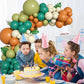 Safari Balloon Garland Kit, Green Brown Balloon Arch Kit With Sage Green And Brown Latex Balloons, Sage Green Balloon Garland Fo