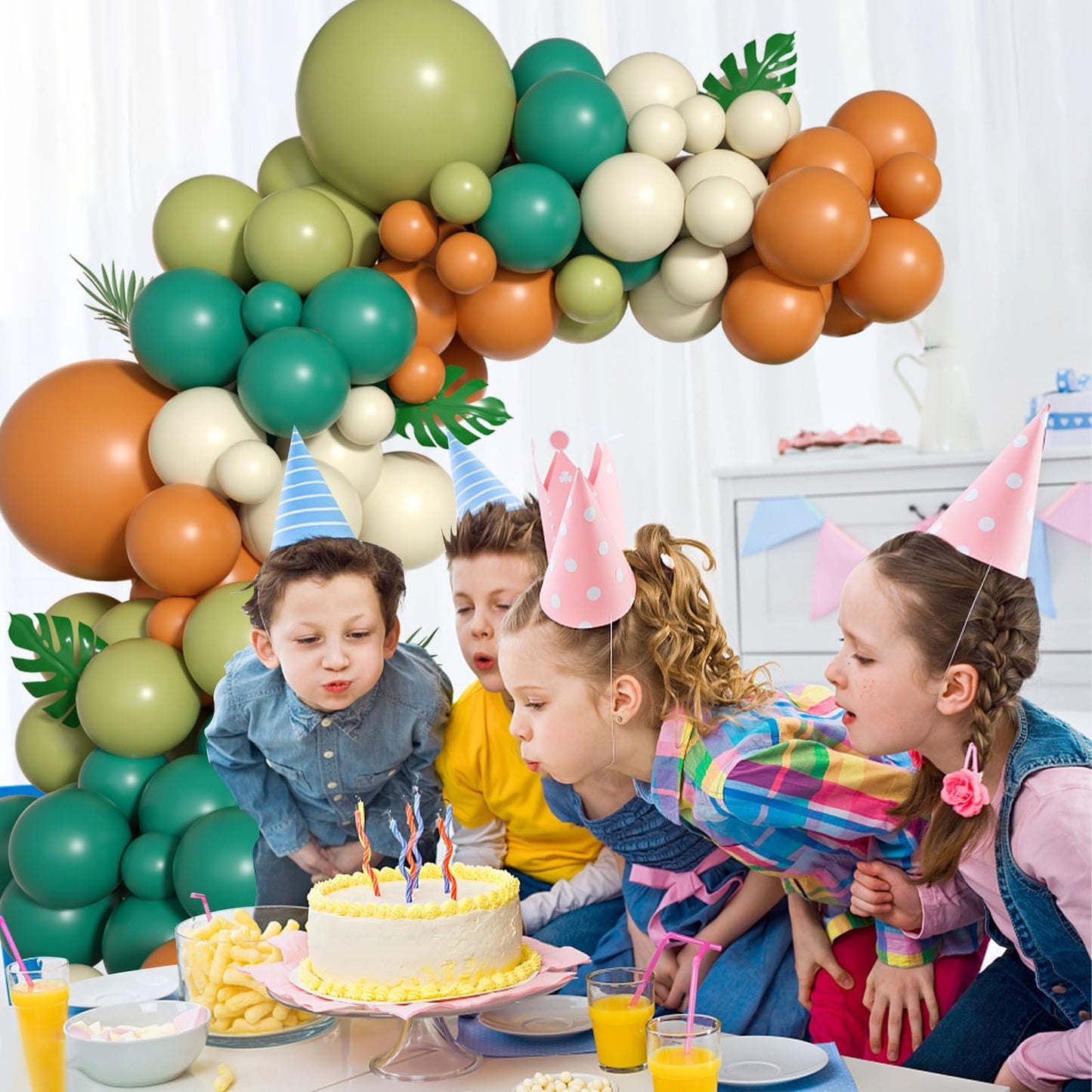 Safari Balloon Garland Kit, Green Brown Balloon Arch Kit With Sage Green And Brown Latex Balloons, Sage Green Balloon Garland Fo