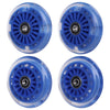 Wiggle Car Polyurethane Replacement Wheels Set Upgrade For Ride-On Toys (Dark Blue)