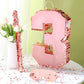 Number Piata Rose Gold Piata with Stick Blindfold Confetti, Princess Piata for Girls Birthday Party Anniversary Celebration Deco
