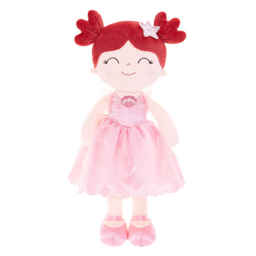Gloveleya Dolls Princess Girls Toy First Baby Girl Gifts Soft Plush Manor Princess Doll Mermaid Qearl 16'