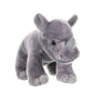 Wild Republic Rhino Baby Plush Stuffed Animal, 8 Inches Grey Cuddlekins, Soft Polyester Toy for Kids