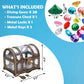 20Pcs Diving Gems Pool Toys - Colorful Diamond Treasure With Pirate Chest, Underwater Swim Training Gift For Kids, Summer Water