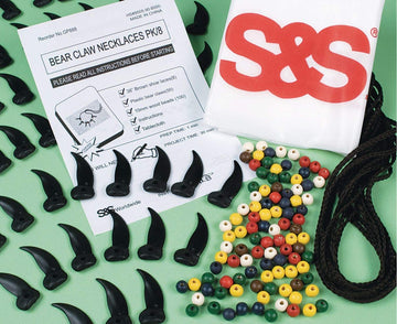 Geeperz Bear Claw Necklace Craft Kit, Brown