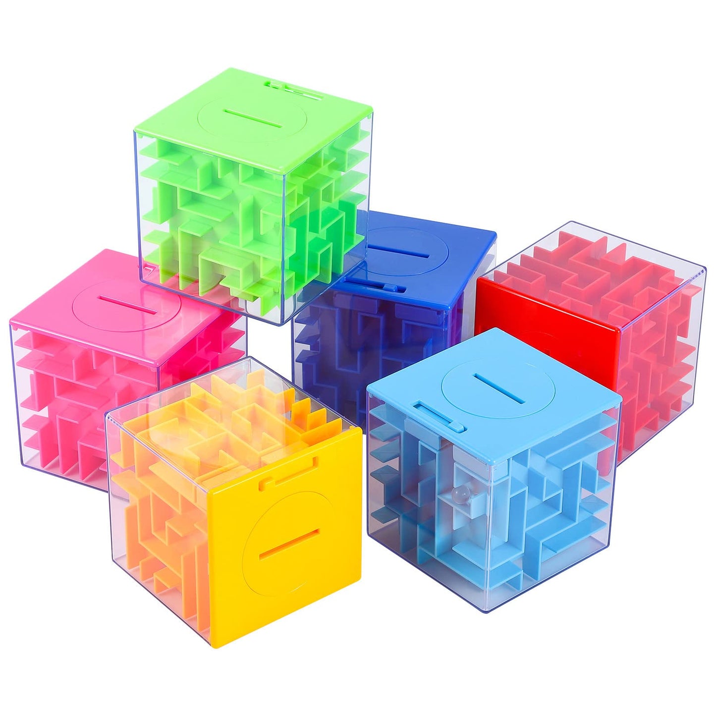 6PACK Money Maze Puzzle Box  Twister.CK Unique Money Gift Holder Box  Fun Maze Puzzle Games for Kids and mature-themed Birthday