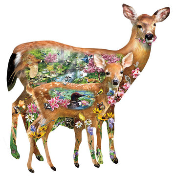 SunsOut 1000 pc Jigsaw Puzzle - Forest Friends Model SP95546