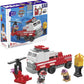 Mega Bloks Paw Patrol Toddler Building Blocks Toy, Marshall'S Ultimate Fire Truck With 37 Pieces, 2 Figures, Gift Ideas For Kids Age 3+ Years