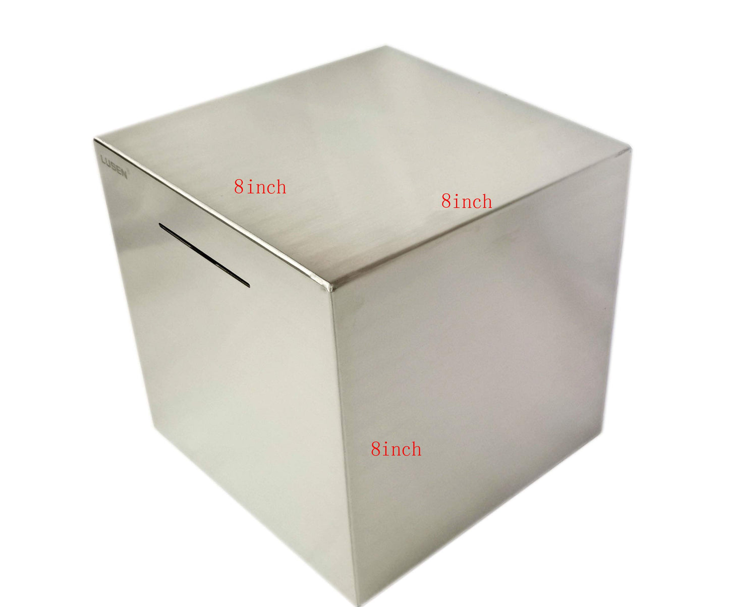 Lusen Made Of Stainless Steel,Bigger Safe Box Money Savings Bank For Kids,Can Only Save The Piggy Bank That Cannot Be Taken Out