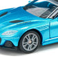 Siku 1582, Aston Martin DBS Superleggera, Toy car, Metal/plastic, Blue, Openable doors, Sports rims with rubber tyres