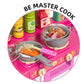Temi Pretend Food Kitchen Toys For Kids Ages 4-8, Kitchen Set For Toddlers 1-3, Play Kitchen Accessories W/Real Sounds Light, Fo