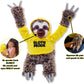 Snax The Sloth Official 2023 Version, Talking Plush Sloth Toy For Kids, Cuddly Sloth Stuffed Animal That Talks Back Slowly For B