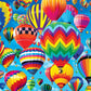 KODAK PREMIUM PUZZLES 1500 Piece Jigsaw Puzzle - RoseArt Balloons in Flight - Colorful Paper Puzzle for Adults