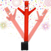 Poen Easter Mini Inflatable Tube Man Gag Funny Gift For Kids Wacky Waving Inflatable Tube Guy With Blower Joke Toy Desktop Quirky White Elephant Gift For Table Birthday Party Decor(Anger)